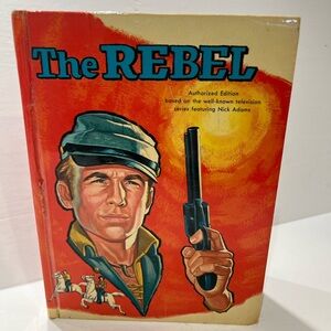The Rebel featuring Nick Adams 1961, TV Western Hard cover book